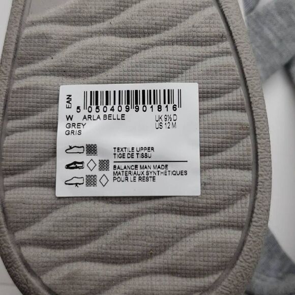 Clarks Arla Meg Women Sandals Flat Strappy Gray Size 12 - Picture 9 of 10